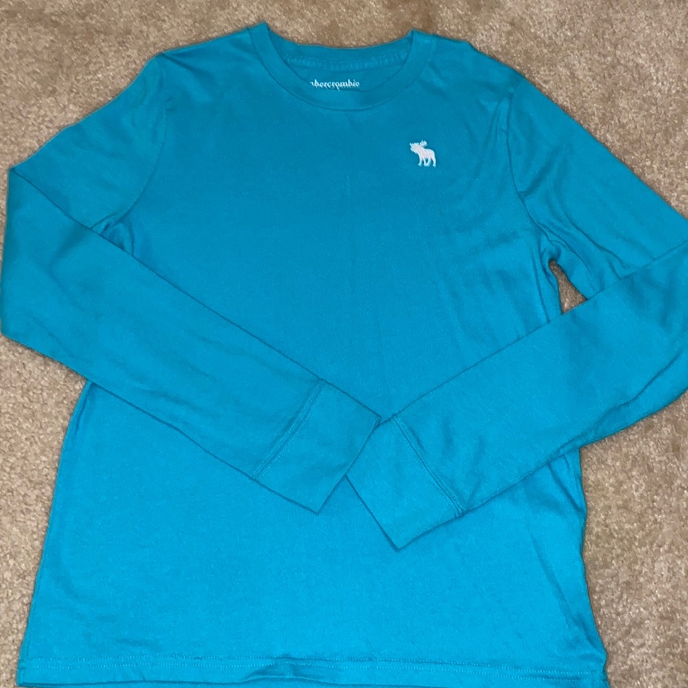 Boys Blue Abercrombie Kids Light Blue Long Sleeve